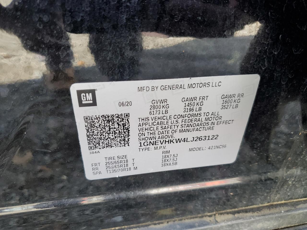 CHEVROLET TRAVERSE LT