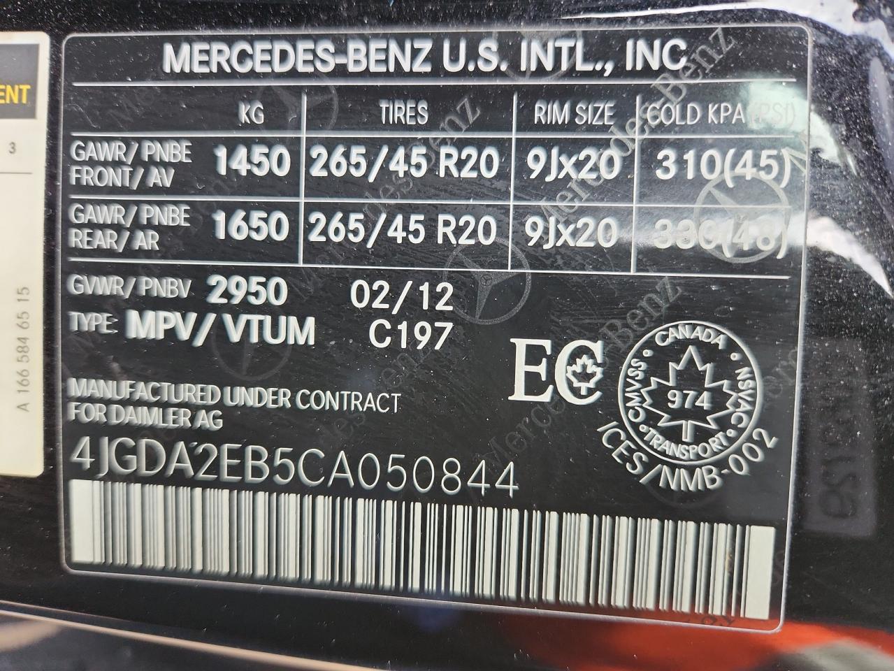 MERCEDES-BENZ M-CLASS 350 BLUETEC