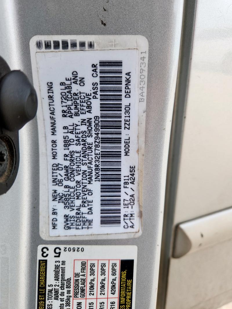 2008 TOYOTA COROLLA CE #3296507663