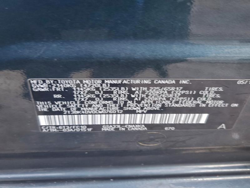 2012 TOYOTA RAV4 #3303880735