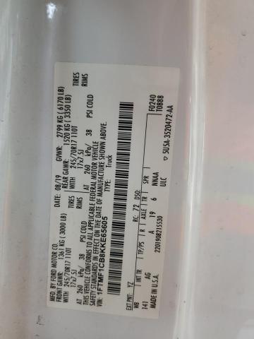 2019 FORD F150 1FTMF1CB8KKE65605