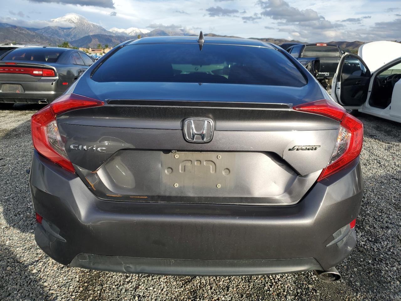 Lot #3309635093 2018 HONDA CIVIC EX