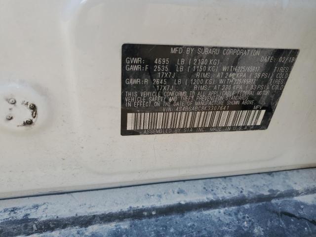 2019 SUBARU OUTBACK 2. #3316712421