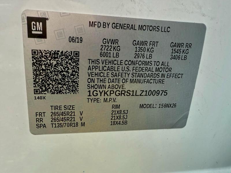 2020 CADILLAC XT6 SPORT #3296422635