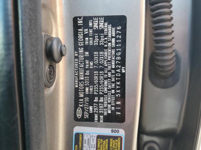 2011 KIA SORENTO BA #3296282421