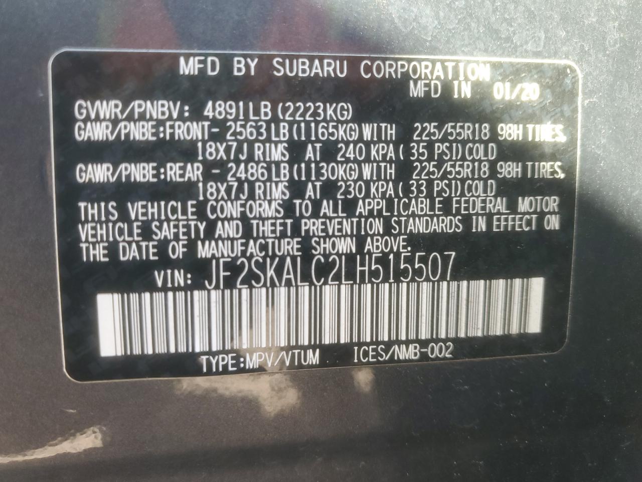 SUBARU FORESTER SPORT