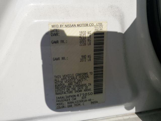 2013 NISSAN ALTIMA 2.5 - 1N4AL3APXDN475050