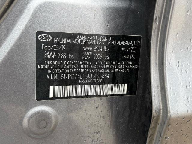 2019 HYUNDAI ELANTRA SE #3293278436