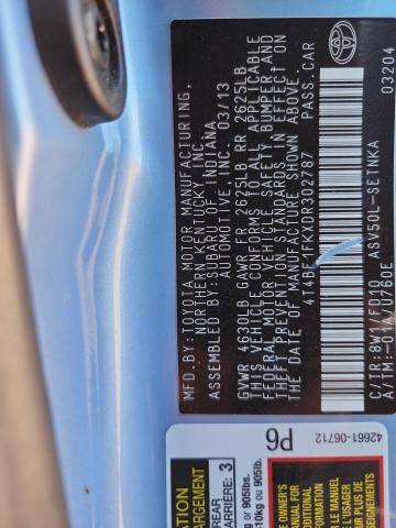 2013 TOYOTA CAMRY L #3294542629