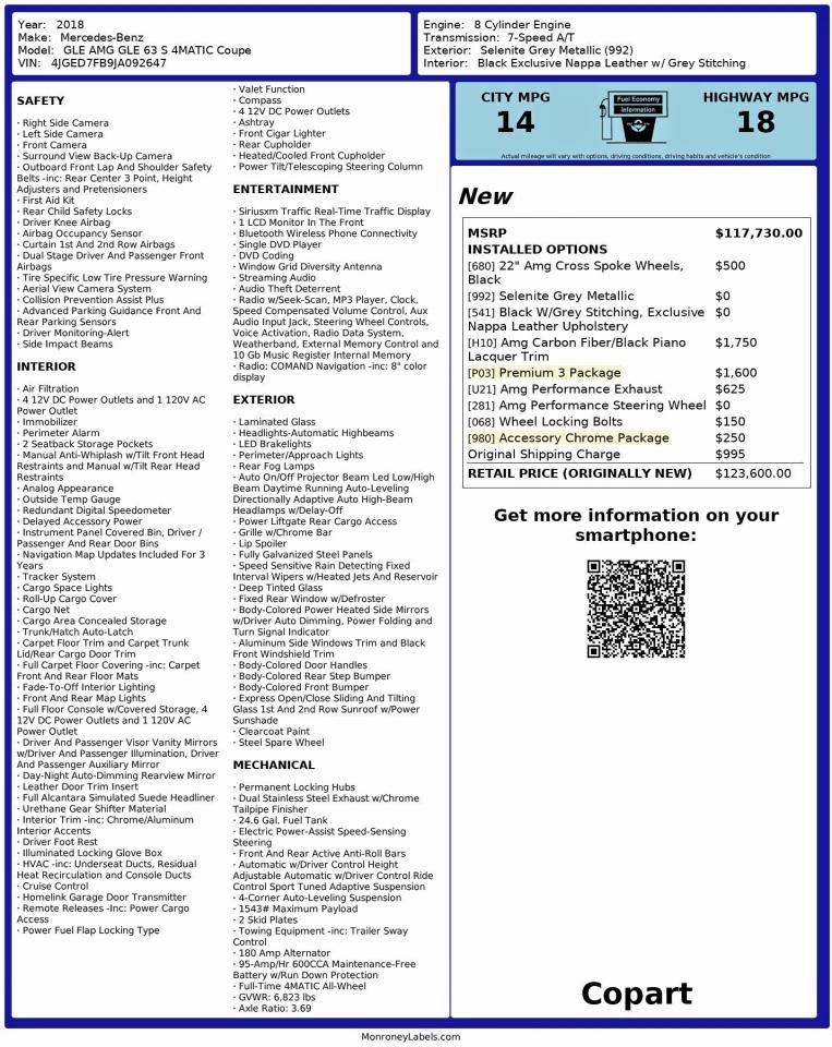 MERCEDES-BENZ GLE-CLASS 63 AMG-S