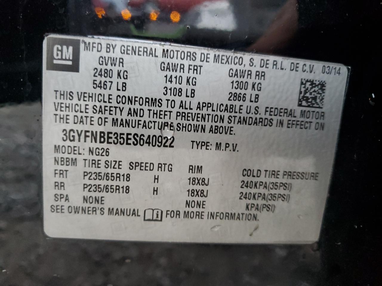 CADILLAC SRX LUXURY COLLECTION