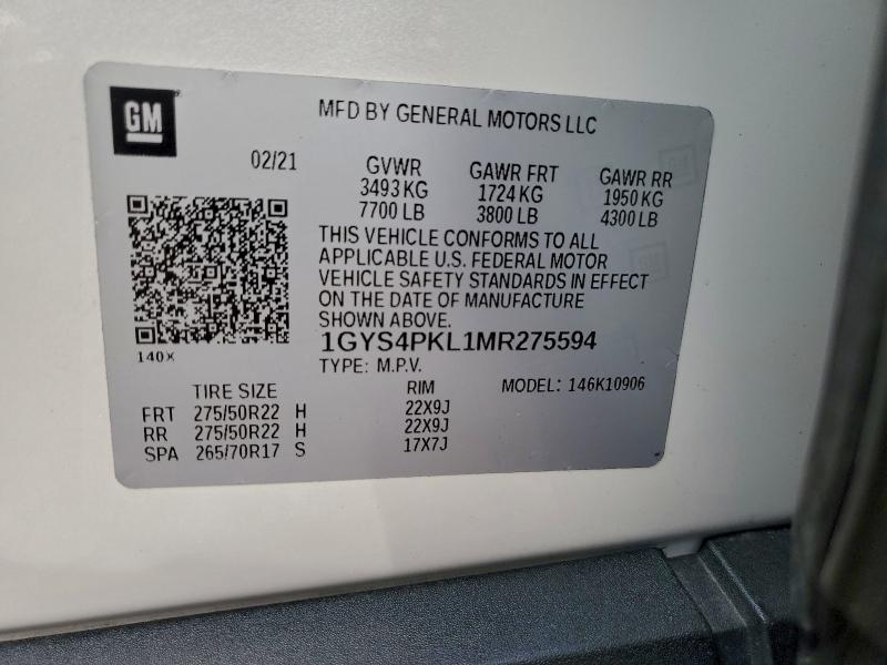 2021 CADILLAC ESCALADE E #3296890872