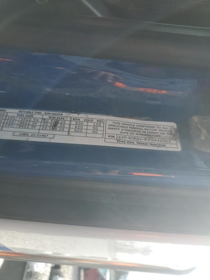 Lot #3296364282 2018 PETERBILT TRACTOR 579