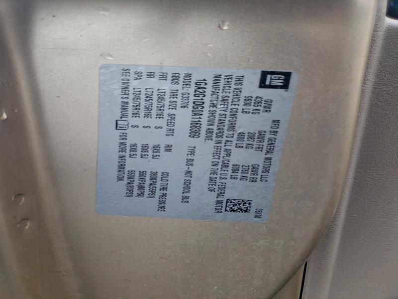 2010 CHEVROLET EXPRESS G3 #3303975734