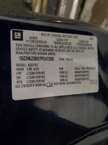 2007 CHEVROLET SILVERADO #3304537455