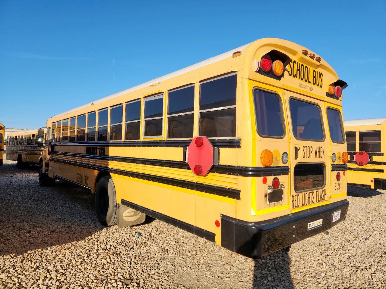 Lot #3286644308 2012 BLUE BIRD SCHOOL BUS