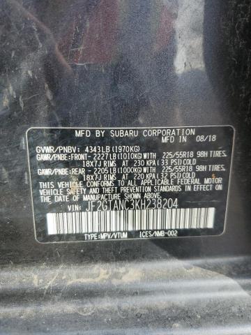 2019 SUBARU CROSSTREK #3292866594