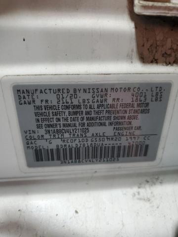 2020 NISSAN SENTRA SV #3302759398