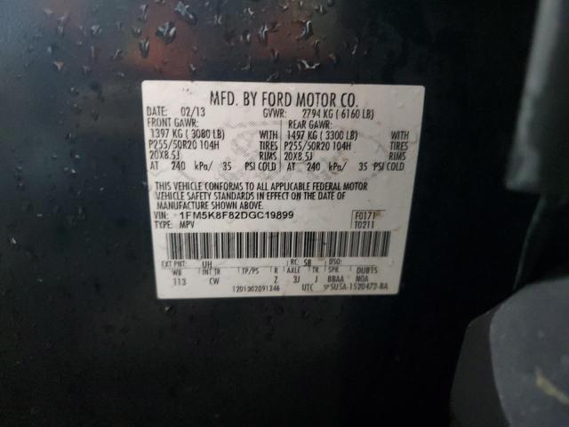 2013 FORD EXPLORER L - 1FM5K8F82DGC19899