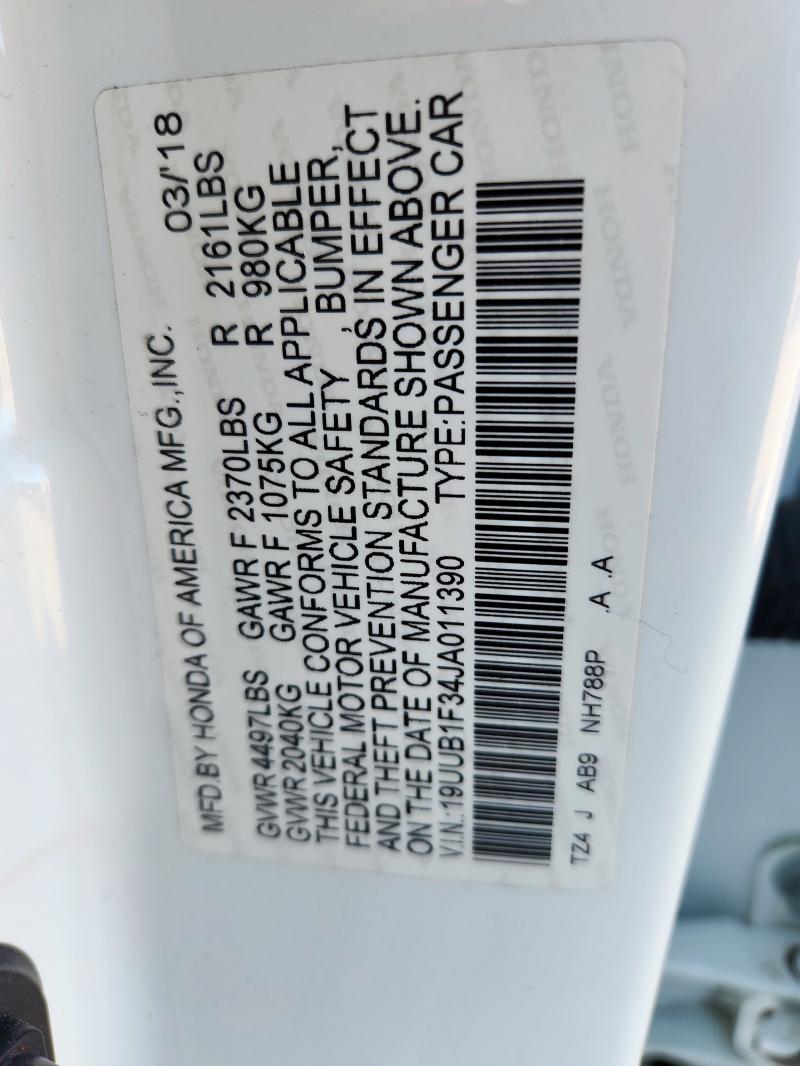 2018 ACURA TLX #3303868701