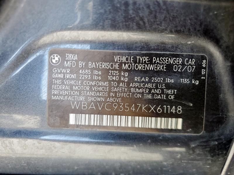 2007 BMW 328 XI #3293344424