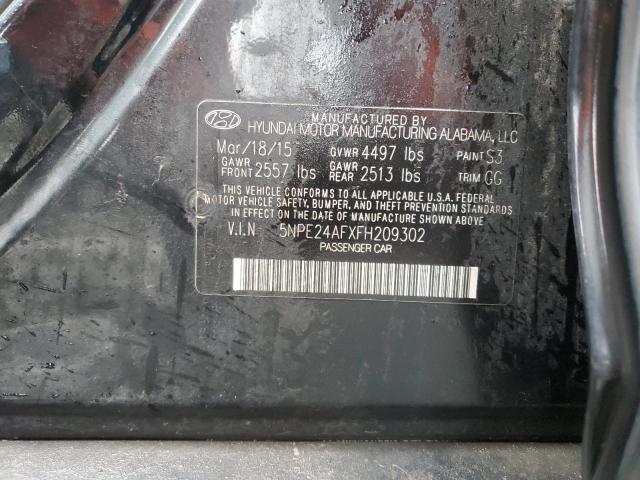 2015 HYUNDAI SONATA SE #3296308470