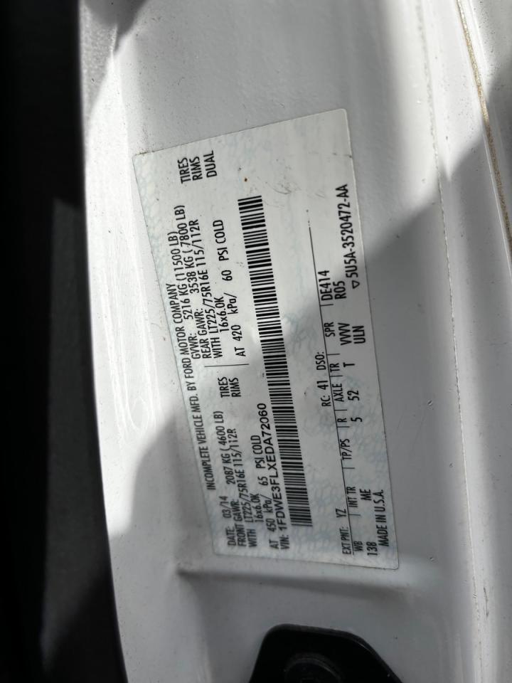 FORD ECONOLINE E350 SUPER DUTY CUTAWAY VAN