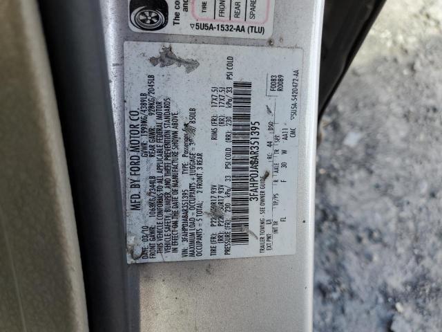 2010 FORD FUSION SEL - 3FAHP0JA8AR351395