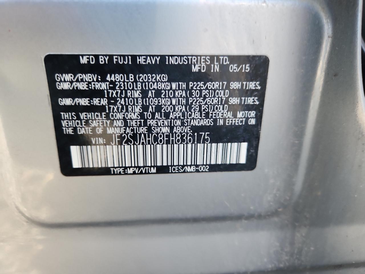 SUBARU FORESTER 2.5I LIMITED