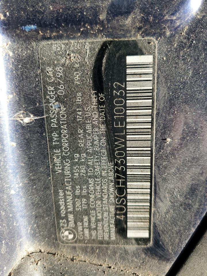 Lot #3302726014 1998 BMW Z3 1.9