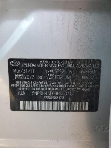 2011 HYUNDAI ELANTRA GL #3283786440