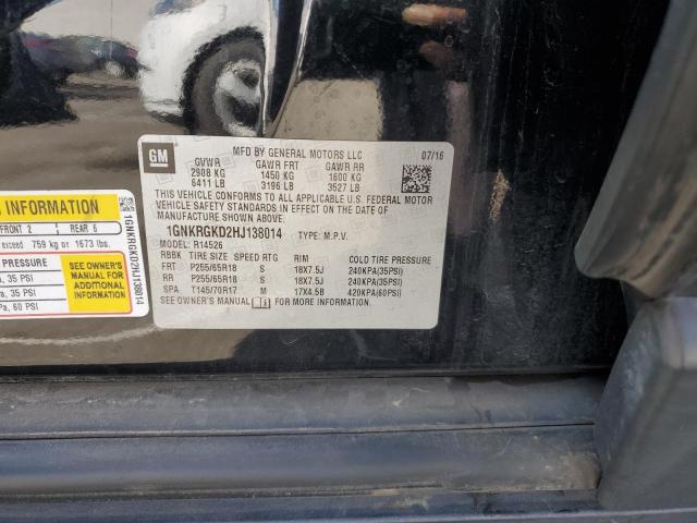 2017 CHEVROLET TRAVERSE L #3281608386