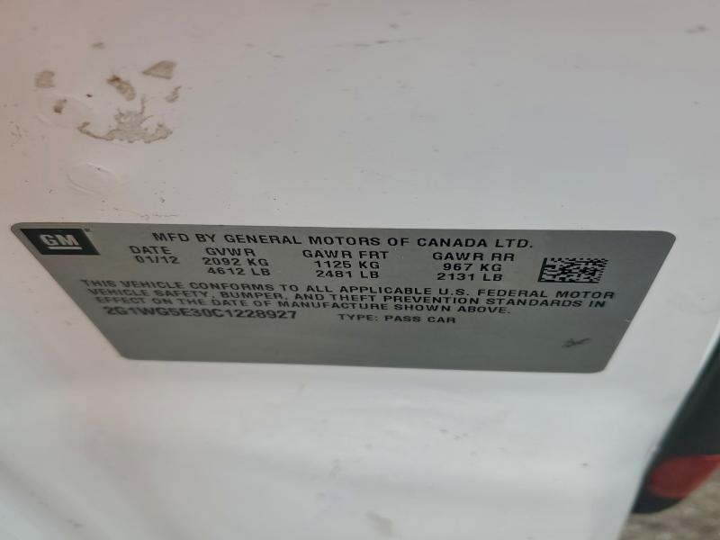 2012 CHEVROLET IMPALA LT #3298029166