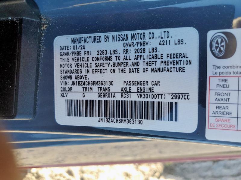 2024 NISSAN Z NISMO #3303866699