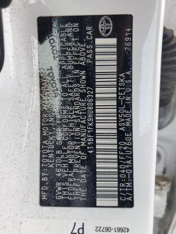 2017 TOYOTA CAMRY LE #3311826193