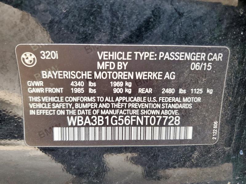 2015 BMW 320 I #3292645608
