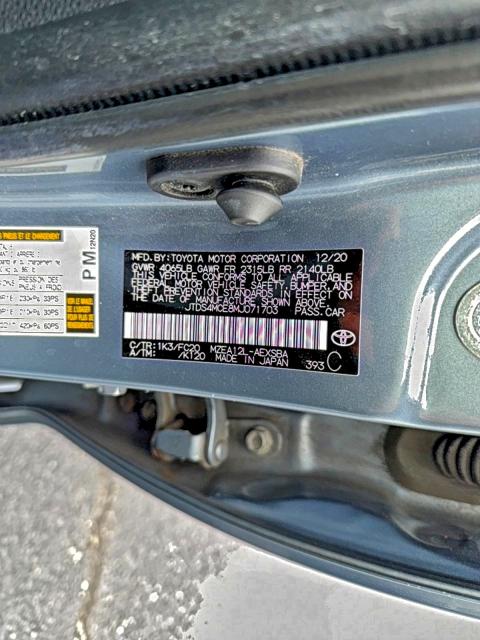 2021 TOYOTA COROLLA SE #3296891903