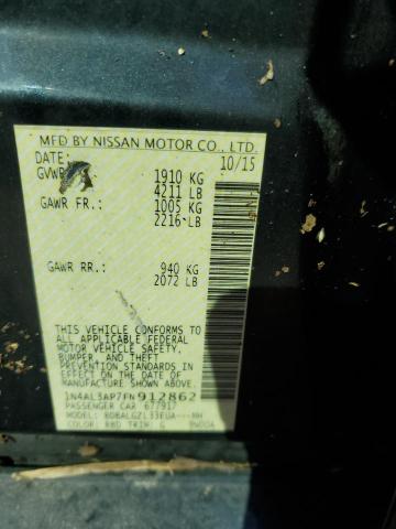 2015 NISSAN ALTIMA 2.5 - 1N4AL3AP7FN912862