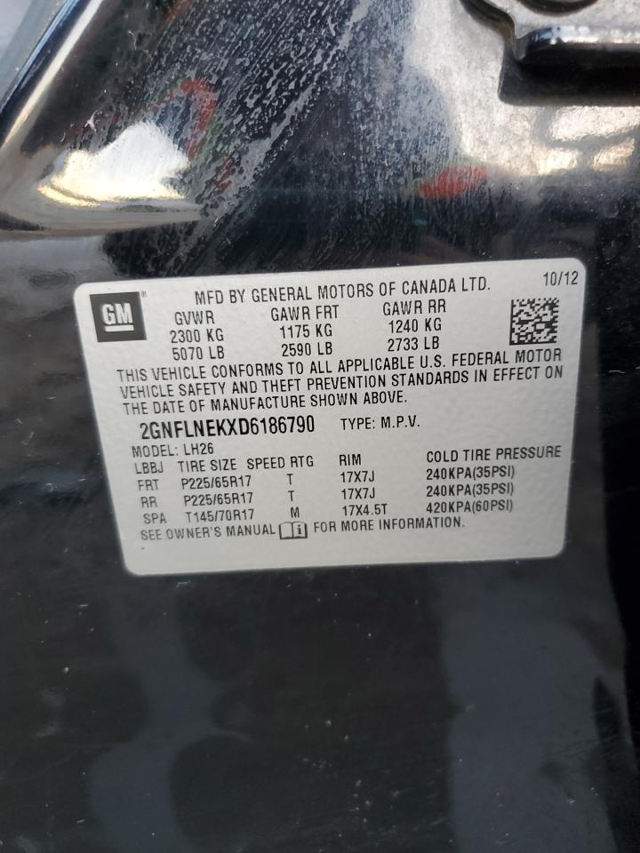 Lot #3308445340 2013 CHEVROLET EQUINOX LT