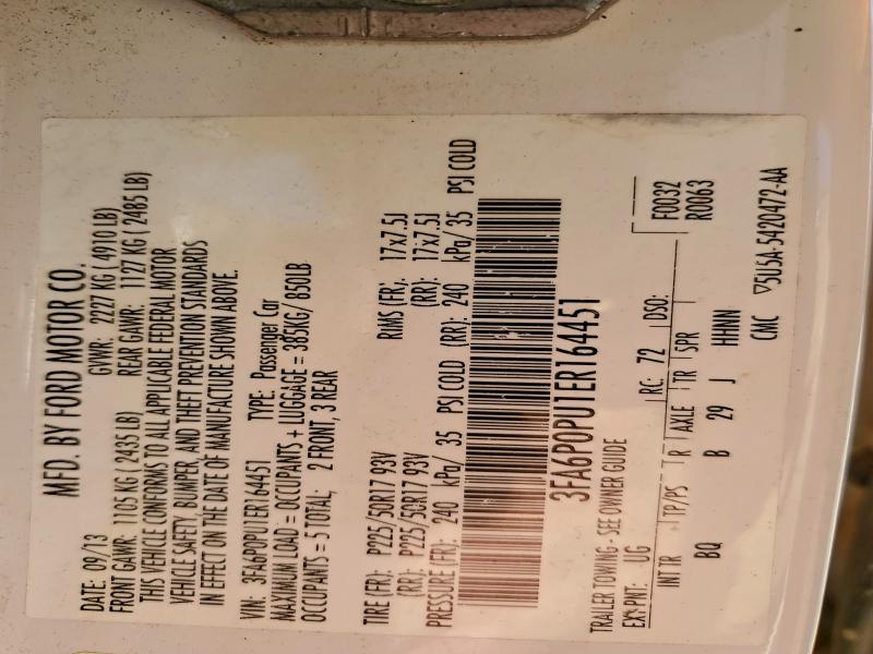 2014 FORD FUSION SE #3304921538