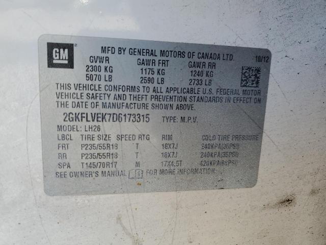 2013 GMC TERRAIN SL #3292323282