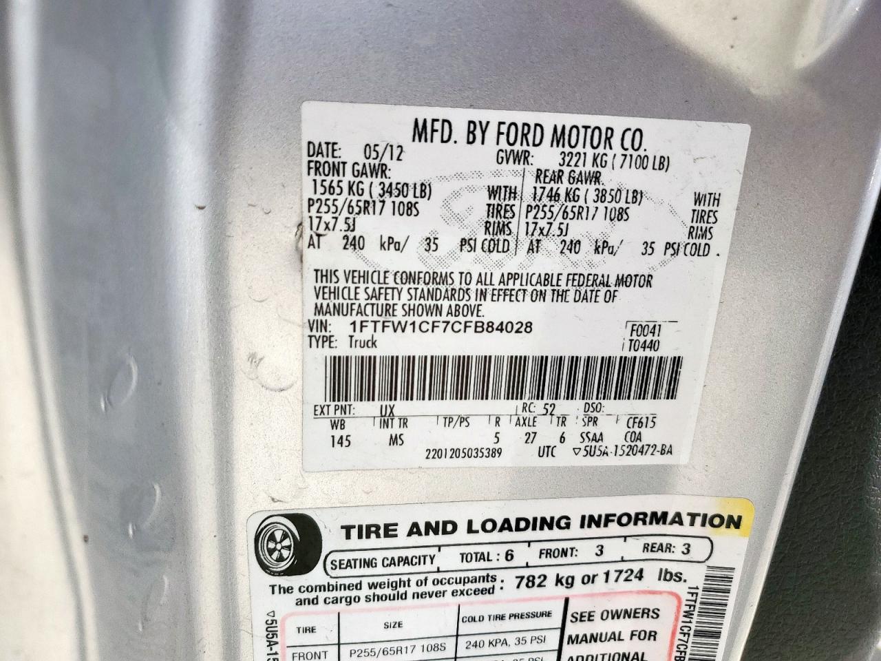 FORD F-150 SUPERCREW