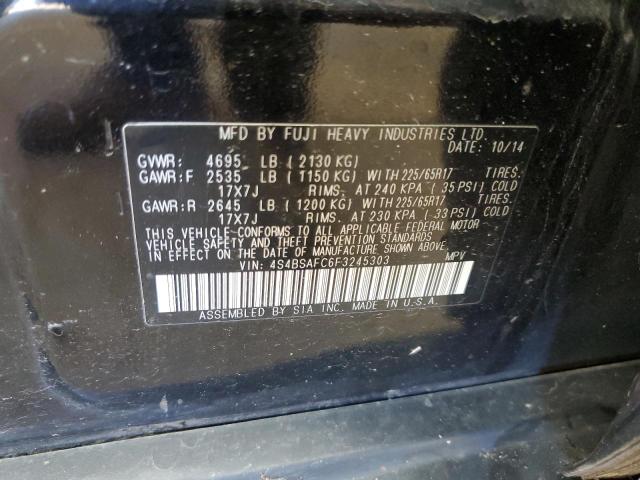 2015 SUBARU OUTBACK 2. - 4S4BSAFC6F3245303