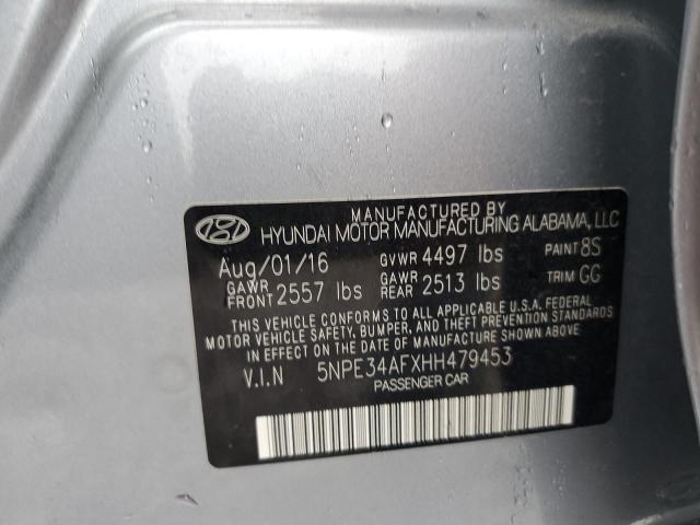 2017 HYUNDAI SONATA SPO #3302709005