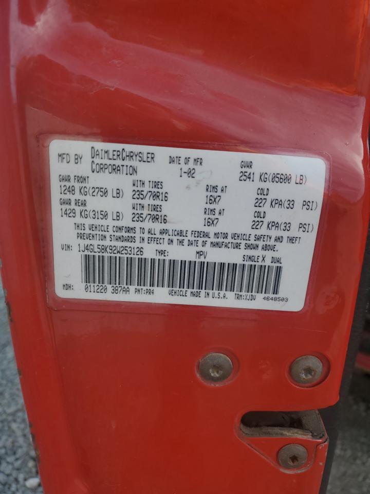 Lot #3301857983 2002 JEEP LIBERTY LI