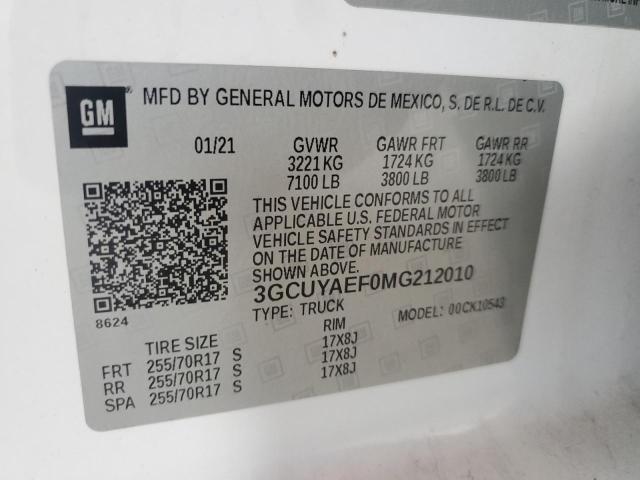 2021 CHEVROLET SILVERADO #3315976097