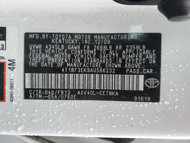 2010 TOYOTA CAMRY BASE #3302632031