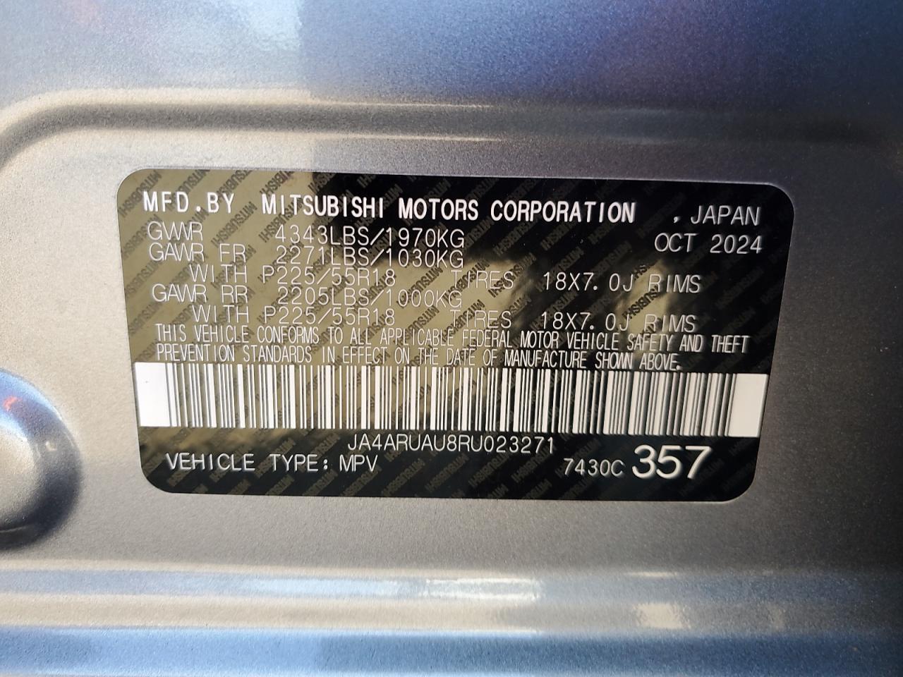 MITSUBISHI OUTLANDER S/SE