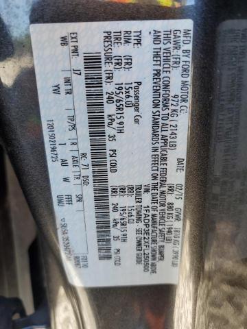 2015 FORD FOCUS S #3301751347