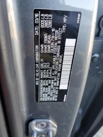 2016 VOLVO XC90 T5 #3297010341